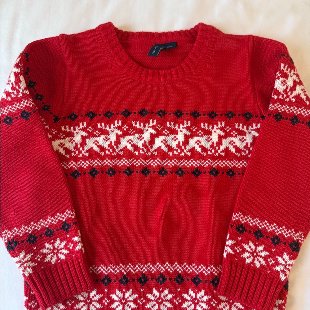 Janie and Jack Festive Knit Sweater